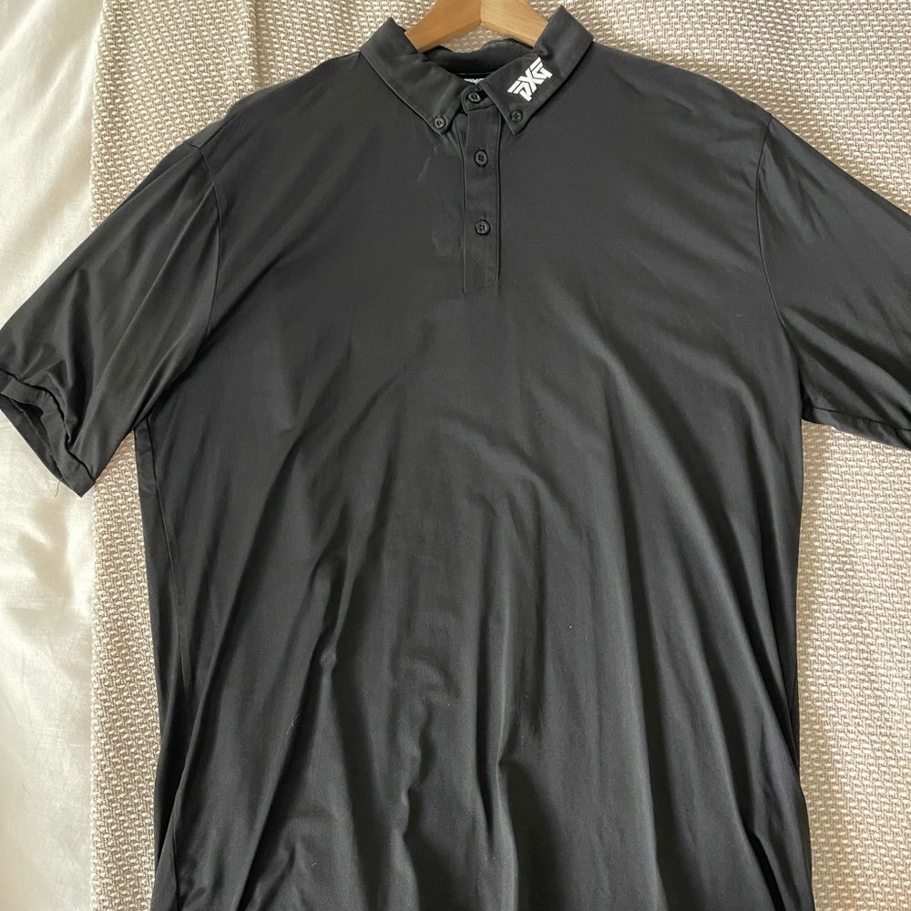 PXG Men's Black Polo Shirt